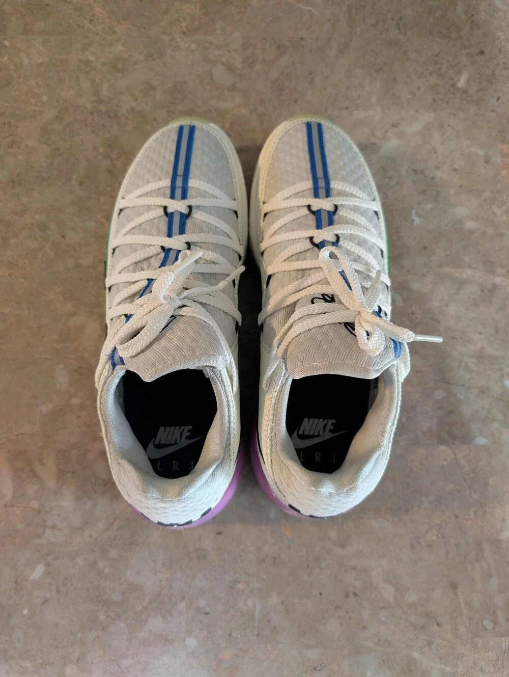 Nike LeBron 17 XV111 Spruce White (2020) Glow In The Dark Men's Size 11 No Box